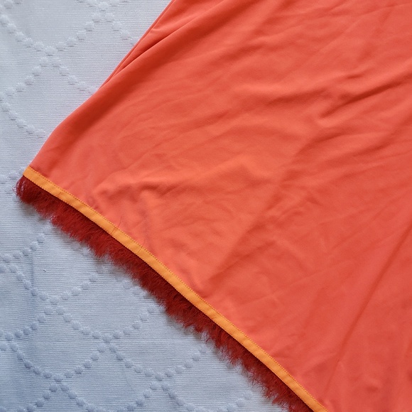 🌵🌵Tahari Orange Faux Tie Dress - Picture 5 of 5